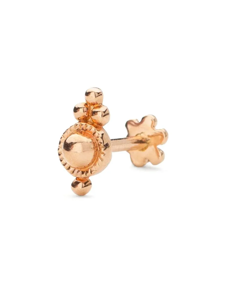 Maria Tash 18kt rose gold Ball Trinity single earring Gold