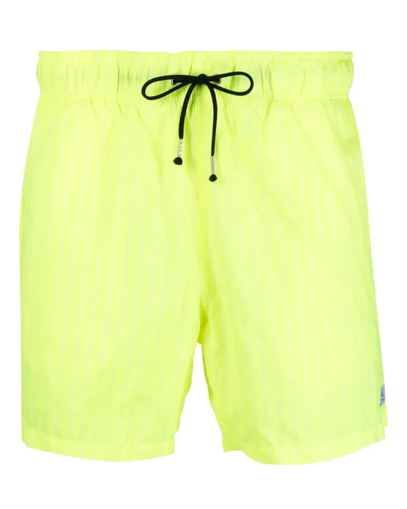 Department 5 Gestreifte Badeshorts - Gelb Gelb