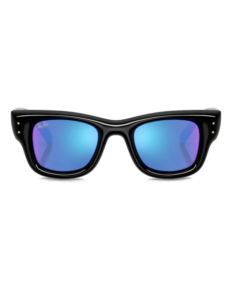 Ray Ban Wayfarer Puffer Sonnenbrille - Schwarz Schwarz