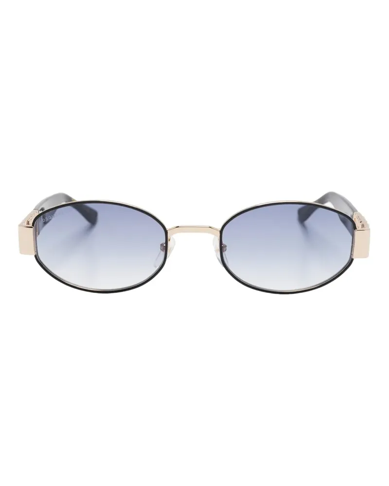 Dsquared2 Sonnenbrille mit ovalem Gestell - Schwarz Schwarz