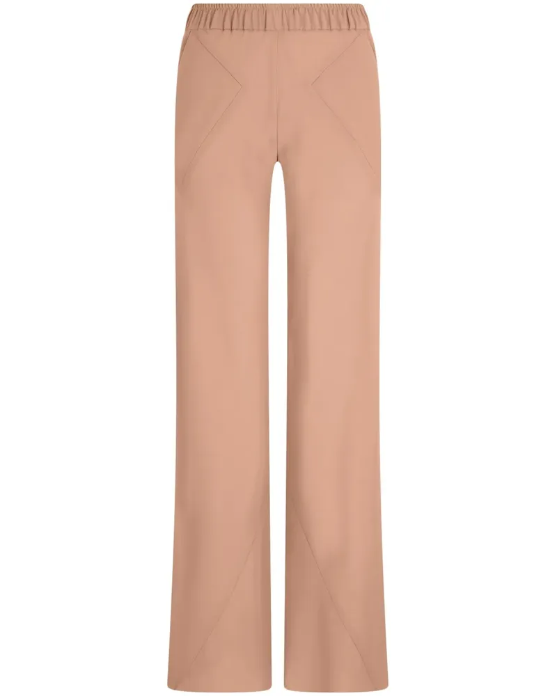 Giorgio Armani Palazzohose aus Maulbeerseide - Rosa Rosa