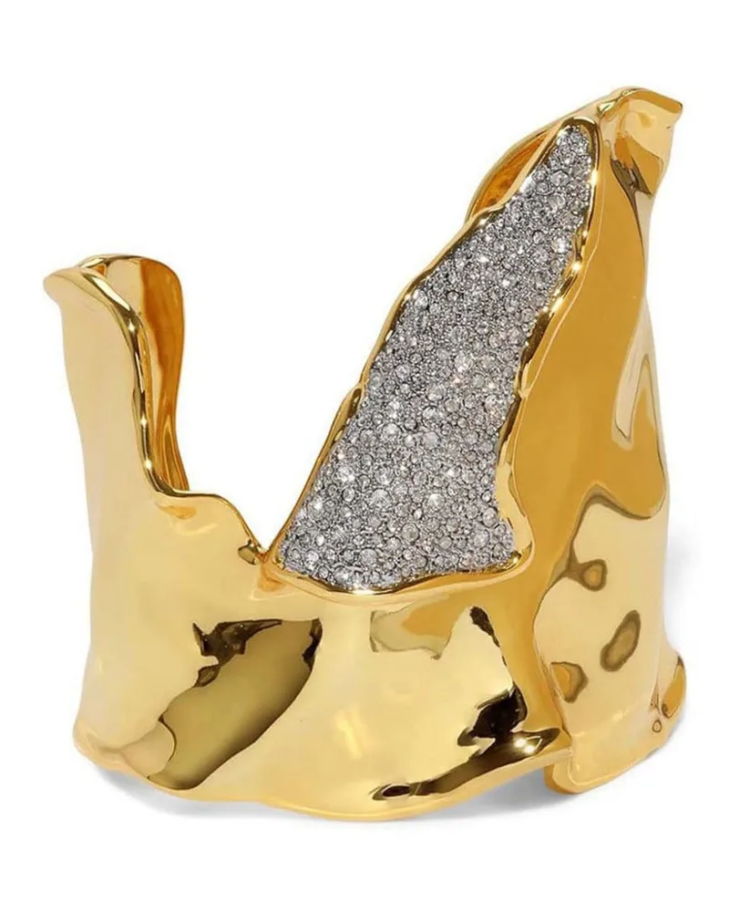 Alexis Bittar Asymmetrische Solanale Armspange Gold