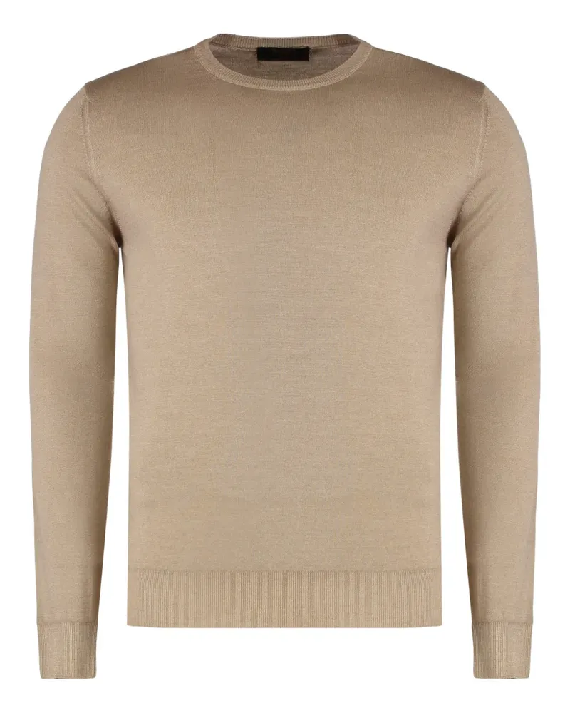 MOORER Ovieto-Xw crew-neck sweater - Nude Nude