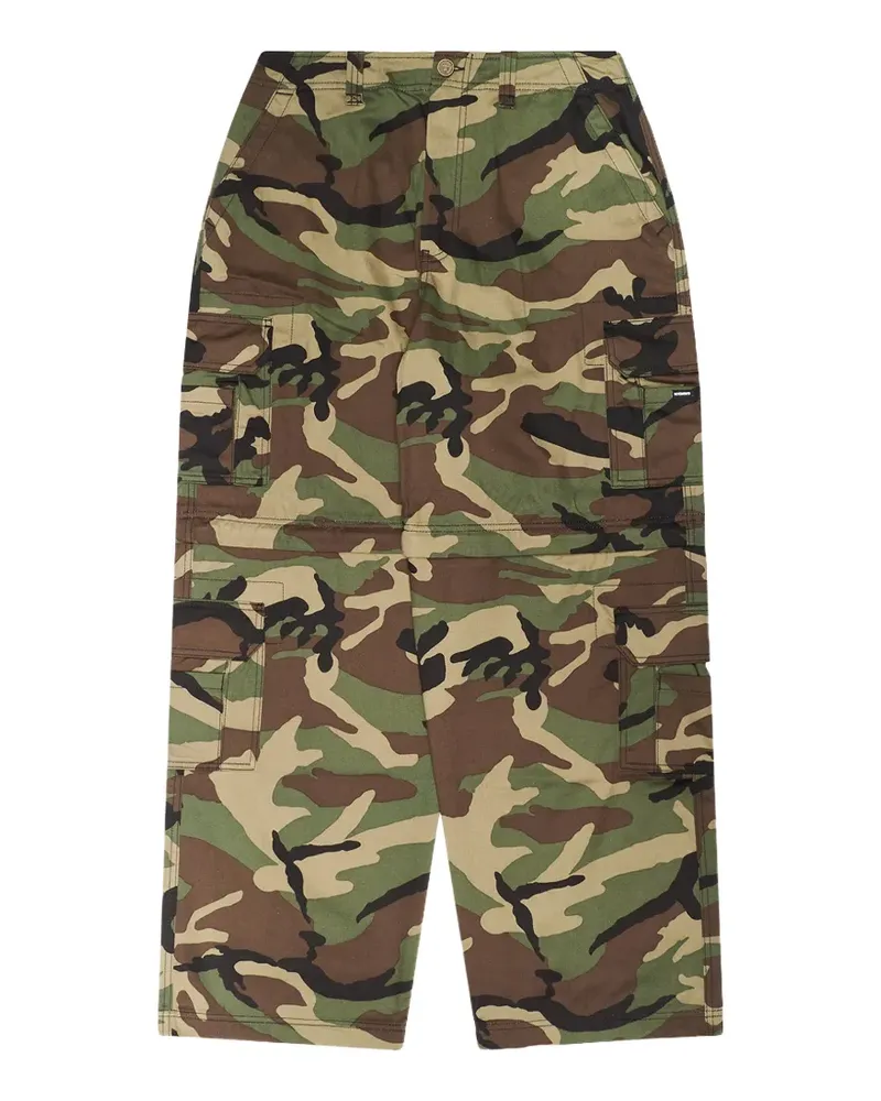 VETEMENTS camouflage-print cargo pants - Grün Grün