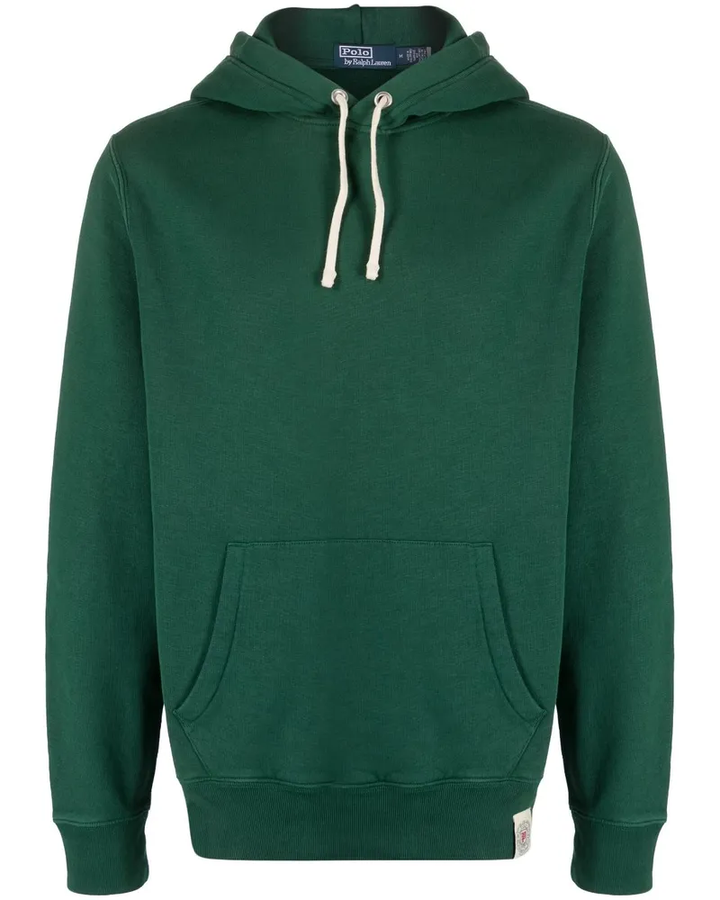 Ralph Lauren Hoodie mit Logo-Patch Grün