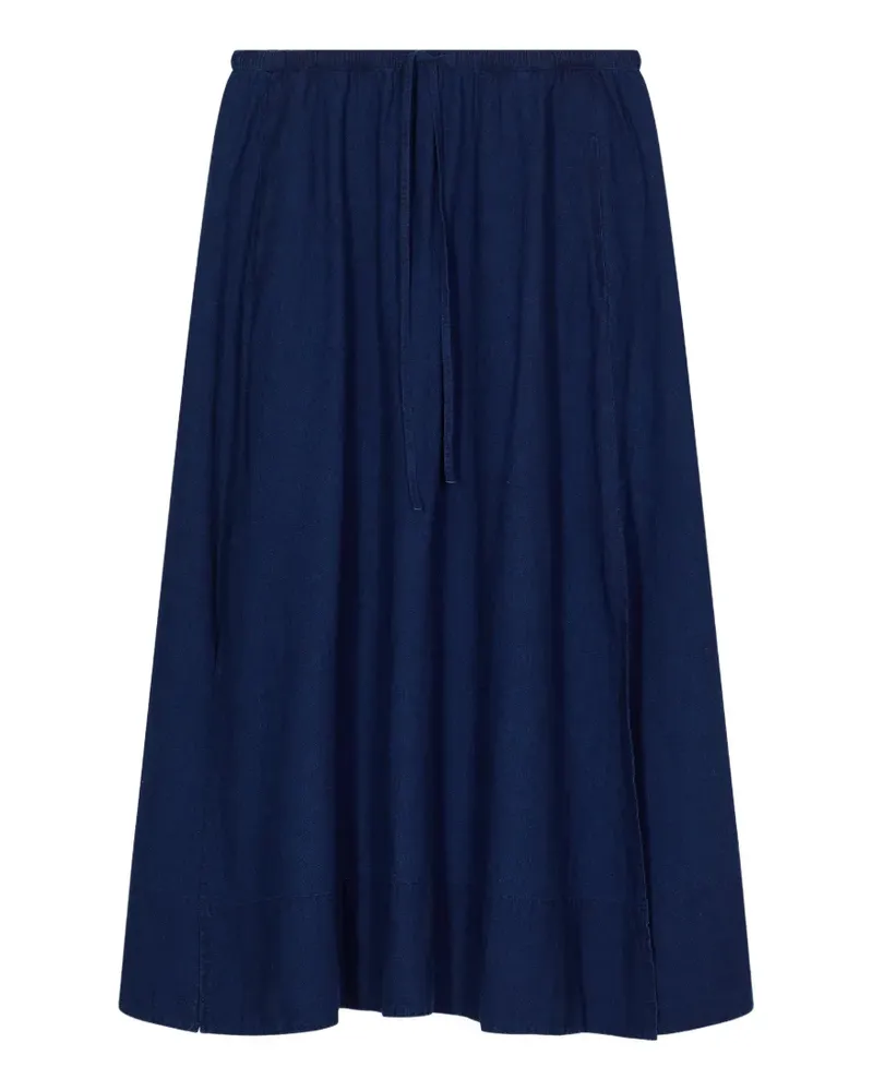 Closed Maxirock mit Raffung - Blau Blau