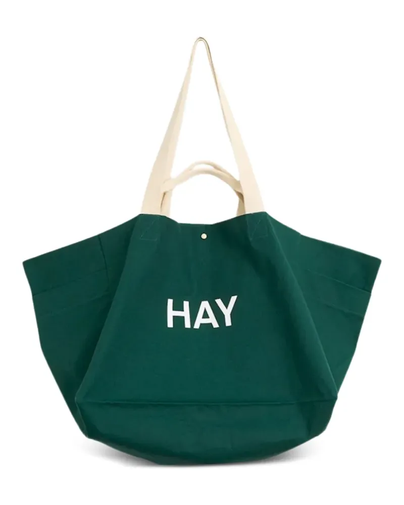 Hay Shopper aus Baumwolle - Grün Grün