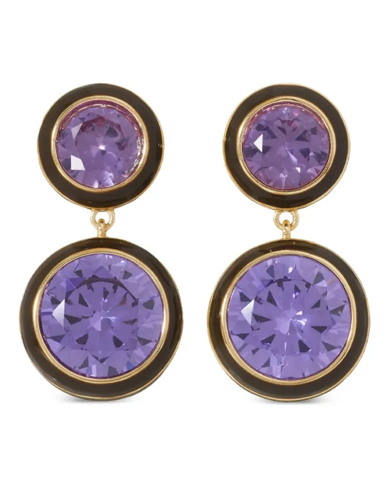 Roxanne Assoulin Cubic double-drop earrings - Violett Violett
