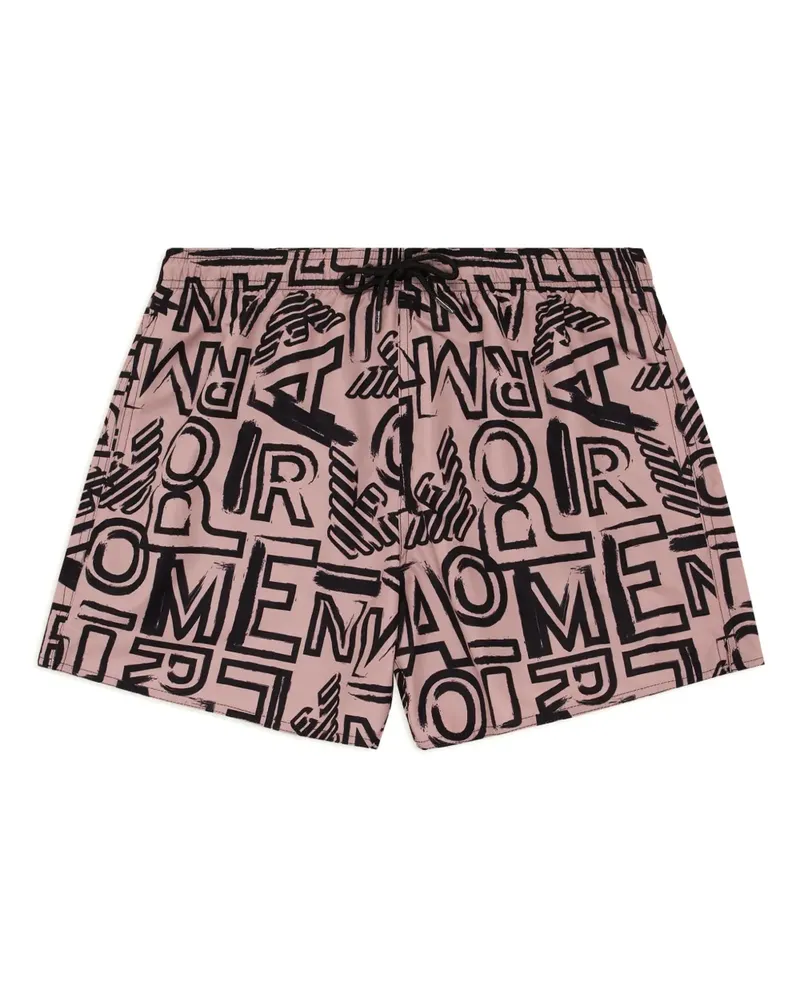 Emporio Armani Badeshorts mit Logo-Print - Nude Nude