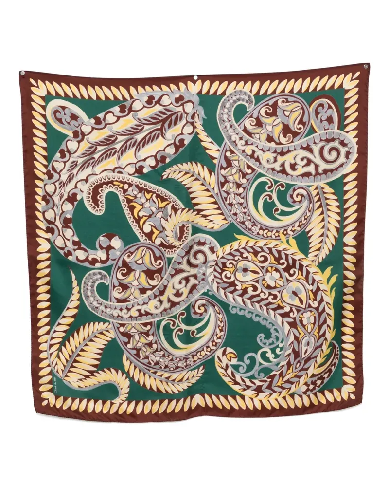 Etro paisley-patterned scarf - Rot Rot