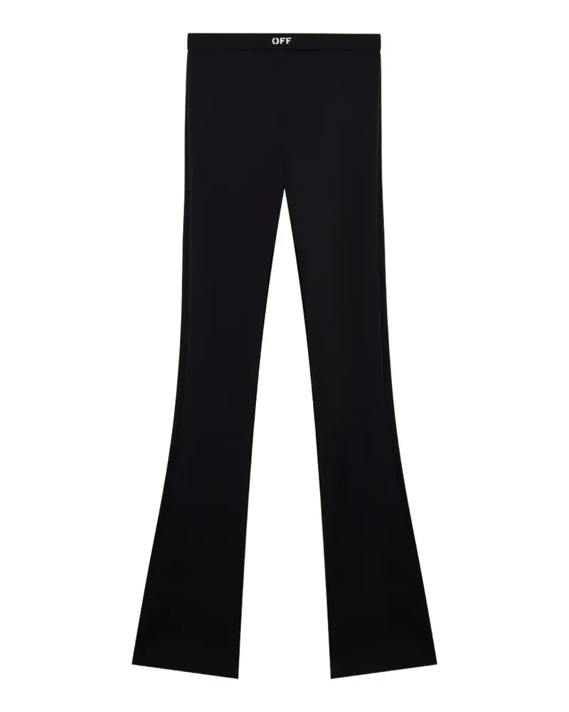 OFF-WHITE Hose mit Saumschlitz - Schwarz Schwarz