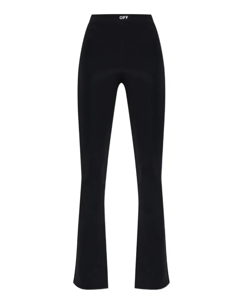 OFF-WHITE Hose mit Saumschlitz - Schwarz Schwarz