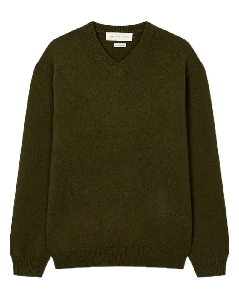 ManOnTheBoon V-neck sweater - Grün Grün