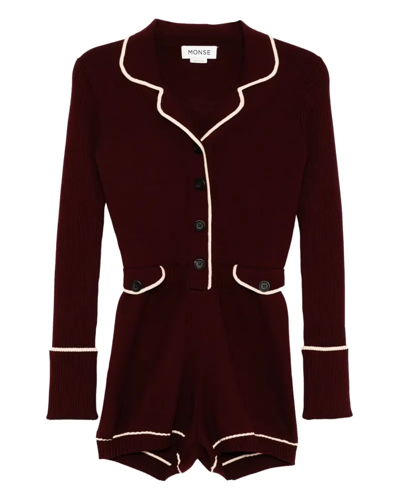 Monse Gestrickte Playsuits - Rot Rot