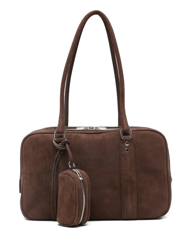LOW CLASSIC suede shoulder bag - Braun Braun