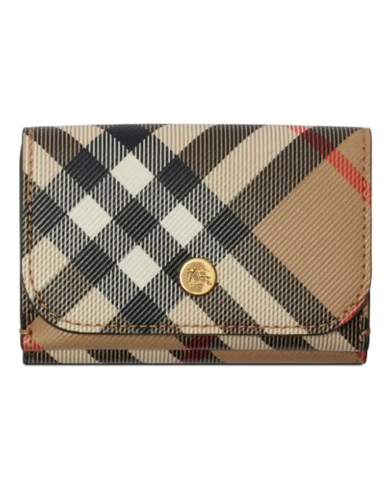 Burberry Portemonnaie mit Vintage-Karo - Nude Nude