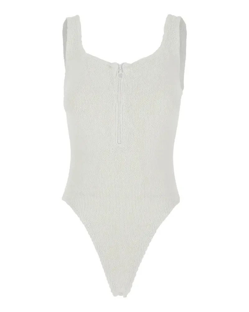 Hunza G Dallas Badeanzug - Weiß Weiß