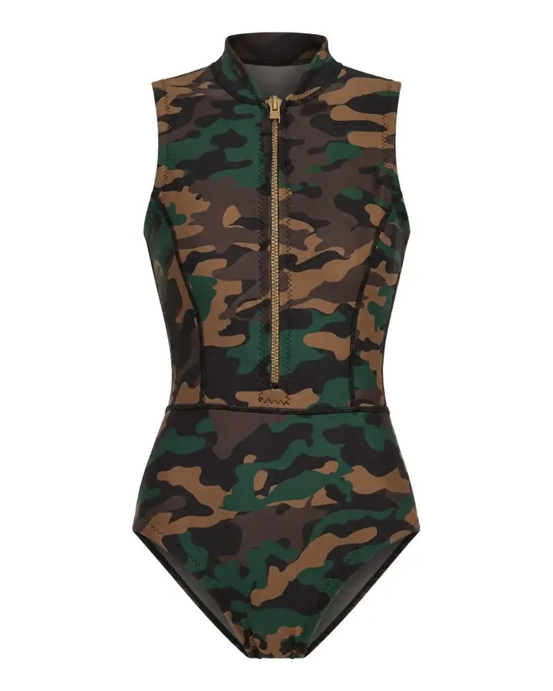 Cynthia Rowley Carve sleeveless wetsuit - Grün Grün