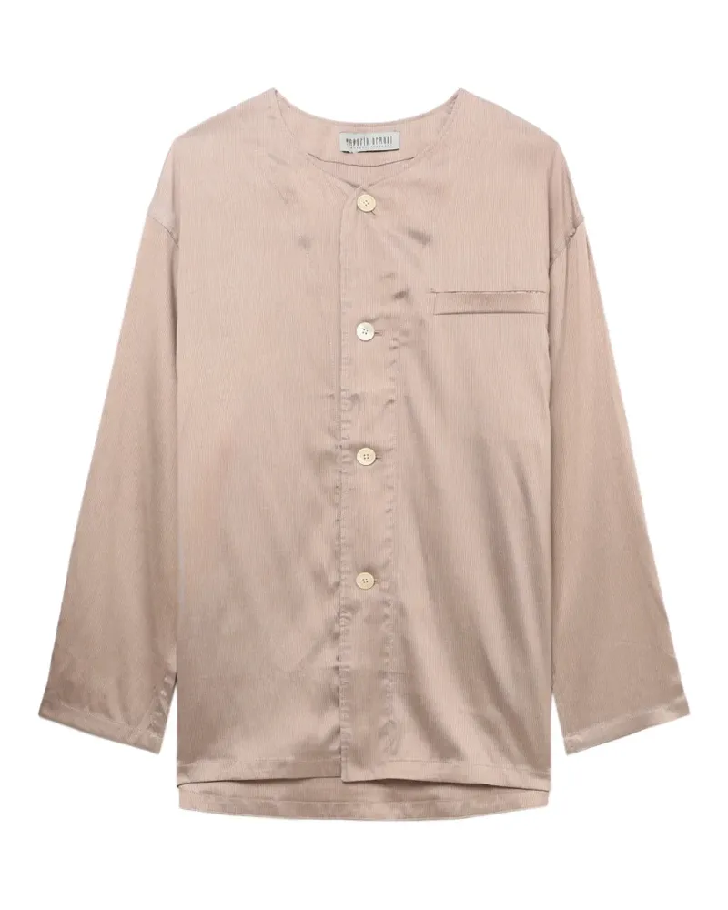 Our Legacy Strato Liner Hemd - Nude Nude