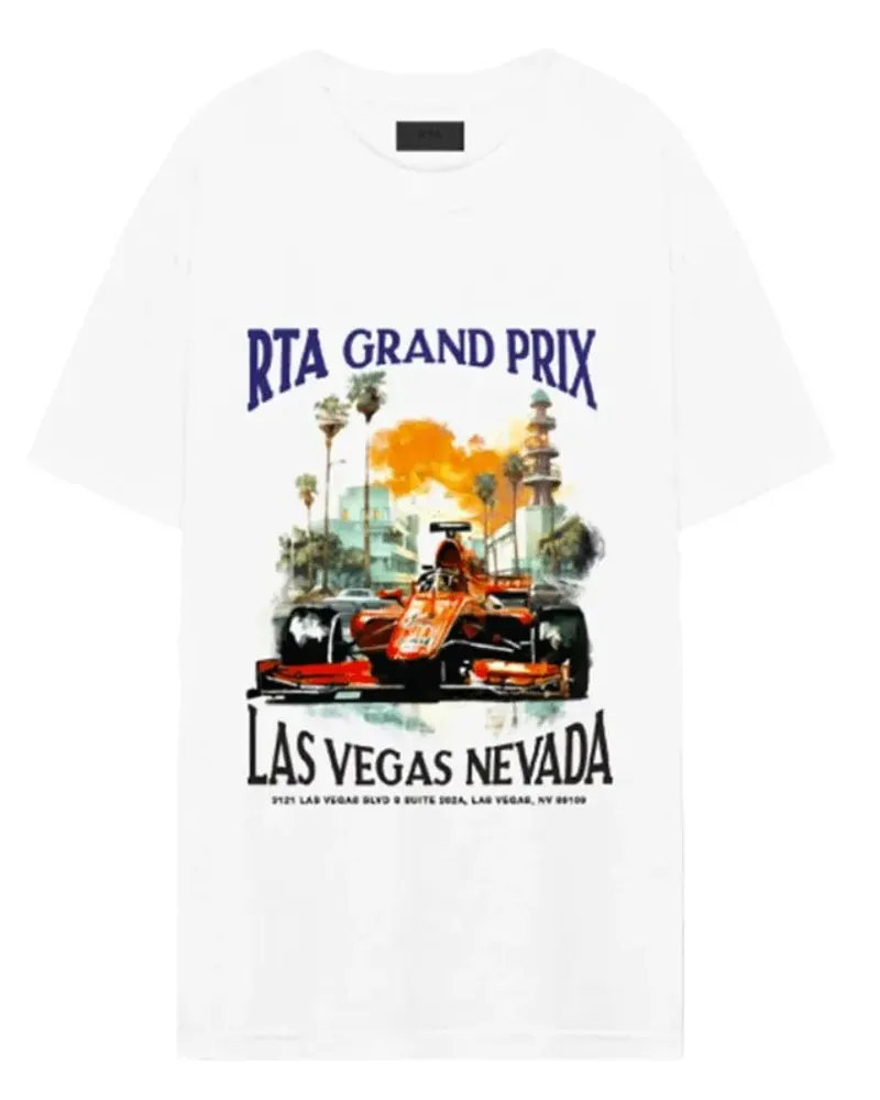 RTA T-Shirt mit grafischem Print - Weiß Weiß