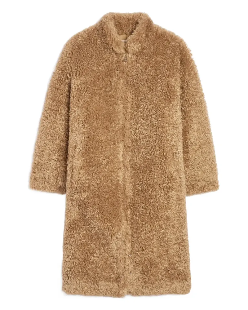 APPARIS Jude bouclette coat - Nude Nude