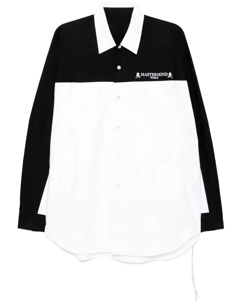 Mastermind World Hemd mit Logo-Stickerei - Weiß Weiß