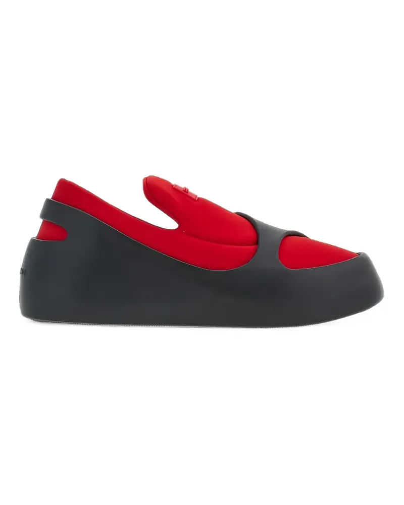 Ferragamo Slip-On-Sneakers aus Gummi - Rot Rot