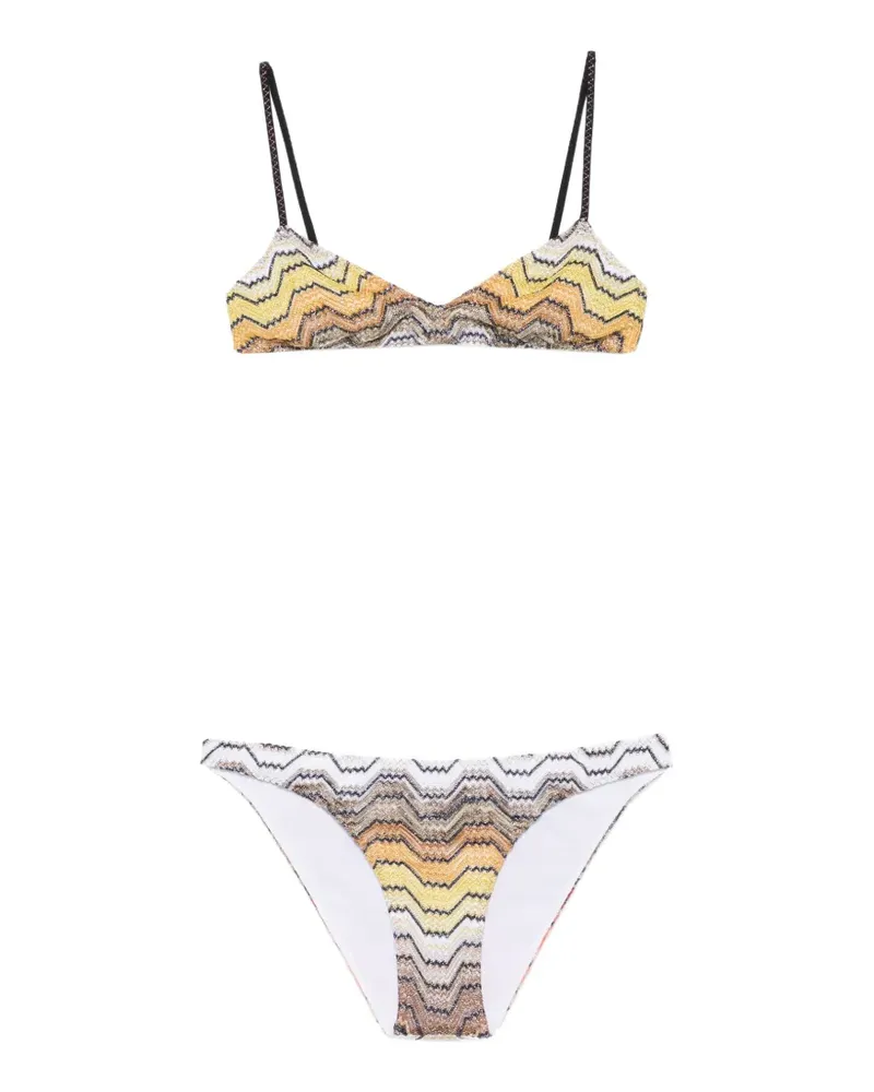 Missoni zigzag-knit bikini - Gelb Gelb