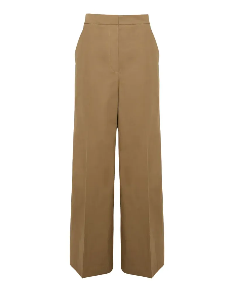 Yves Salomon Hose mit weitem Bein - Nude Nude