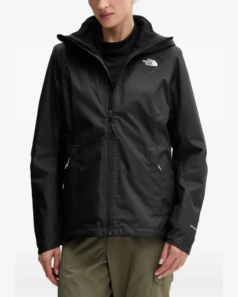 The North Face hooded zip jacket - Schwarz Schwarz