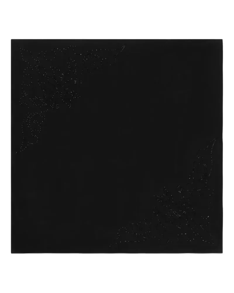Zadig & Voltaire Blondie 85 Western-Schal mit Strass - Schwarz Schwarz