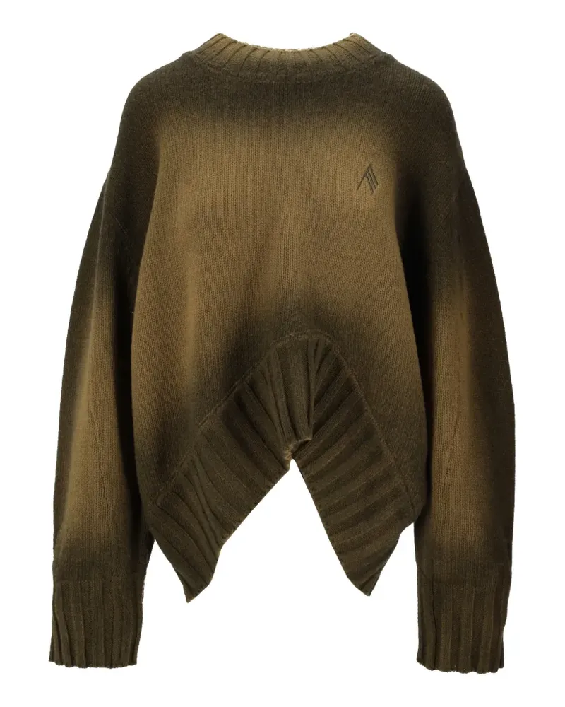 ATTICO sprayed-wool sweater - Braun Braun