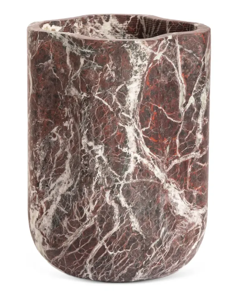 Editions Milano Arch Vase aus Marmor - Rot Rot