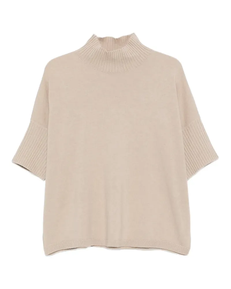 Antonelli Firenze Gerippter Pullover - Nude Nude