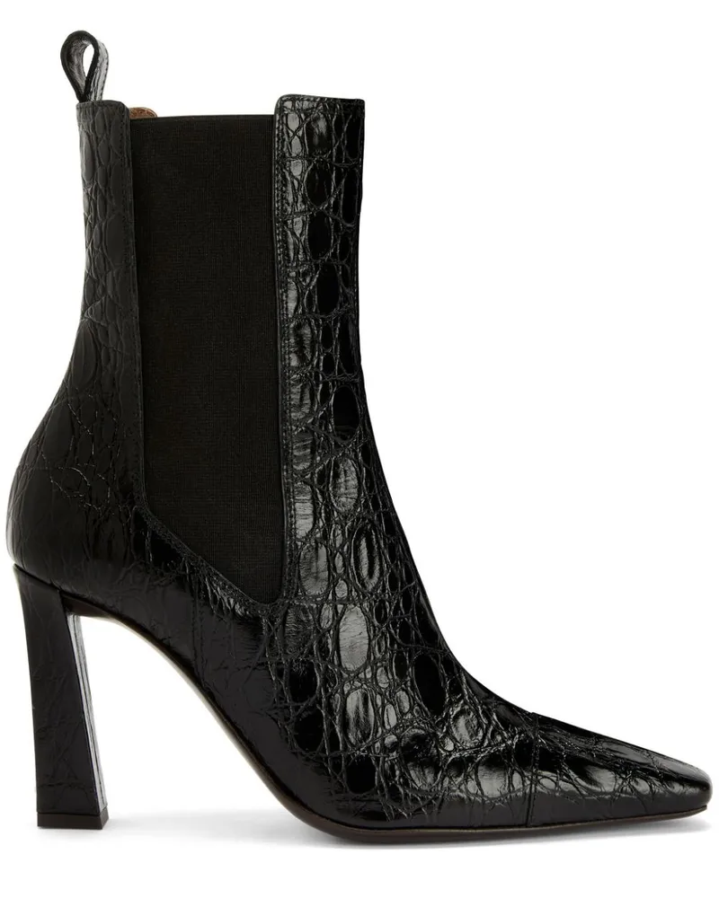 Giuseppe Zanotti Janiee Beatles Stiefel 90mm - Schwarz Schwarz