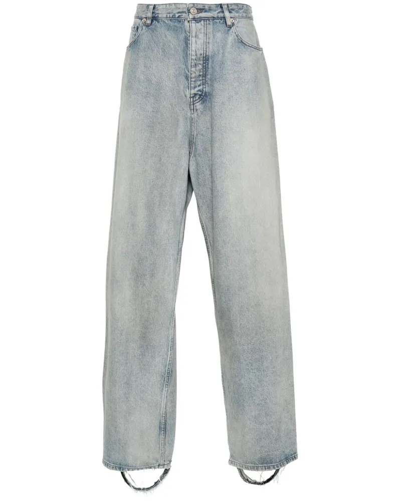 Balenciaga Weite Baggy-Jeans - Blau Blau