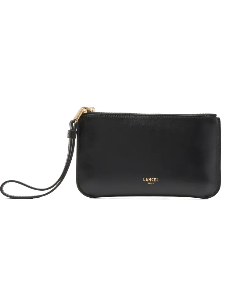 Lancel leather clutch bag - Schwarz Schwarz
