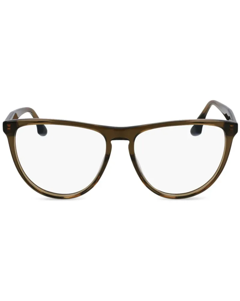 Victoria Beckham Sonnenbrille mit rundem Gestell - Grün Grün