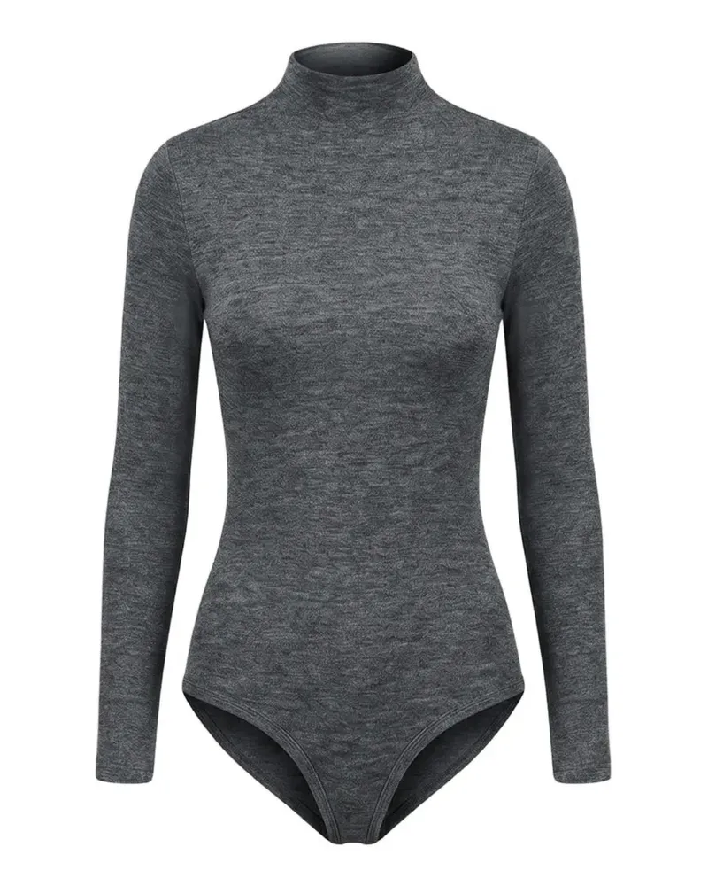 Jil Sander high-neck long-sleeve bodysuit - Grau Grau