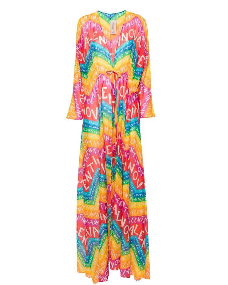 Valentino Garavani Strandkleid mit Logo-Print - Gelb Gelb