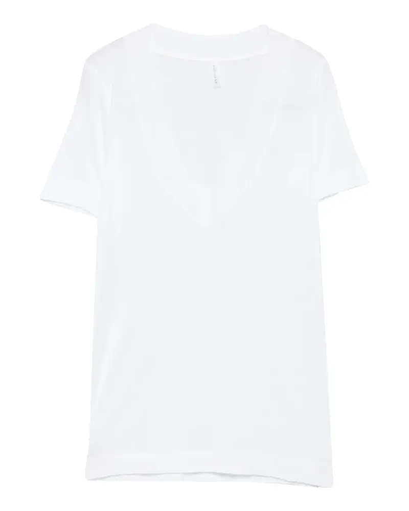 Daniele Fiesoli T-Shirt mit V-Ausschnitt - Weiß Weiß