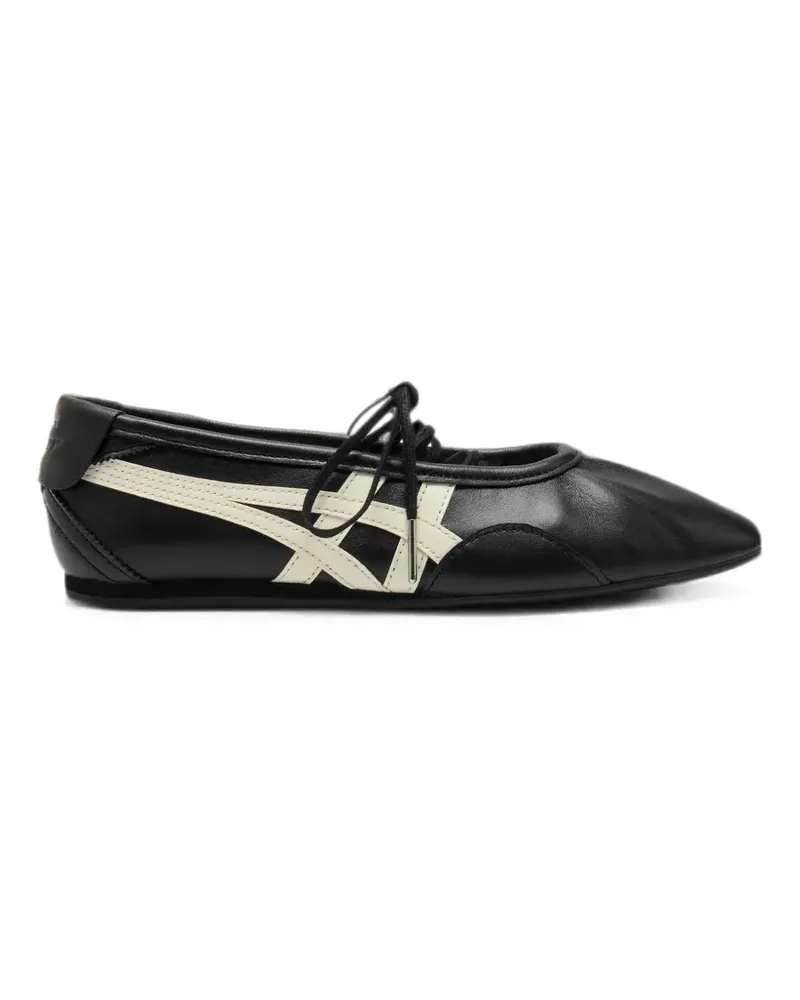 Onitsuka Tiger Gymnarina ballet flats - Schwarz Schwarz
