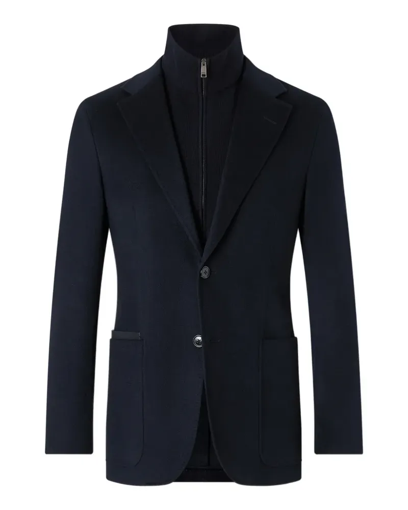 Ermenegildo Zegna Marineblaue Oasi Kaschmirjacke Blau