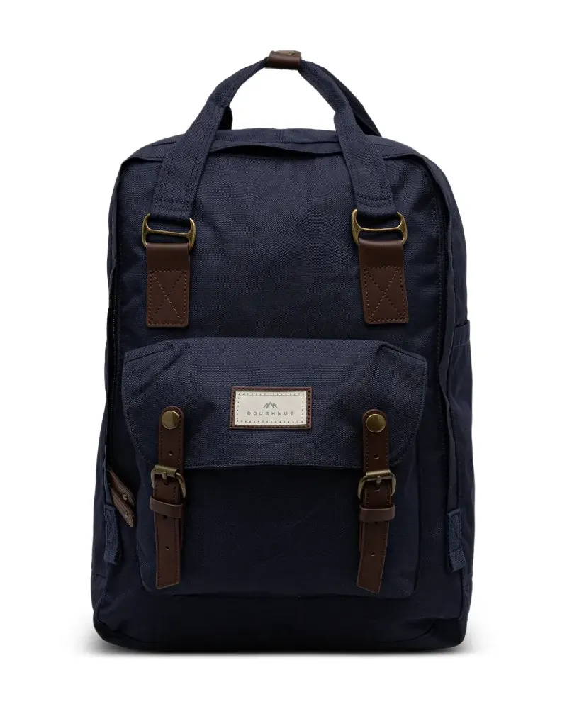 DOUGHNUT large Macaroon logo-patch backpack - Blau Blau