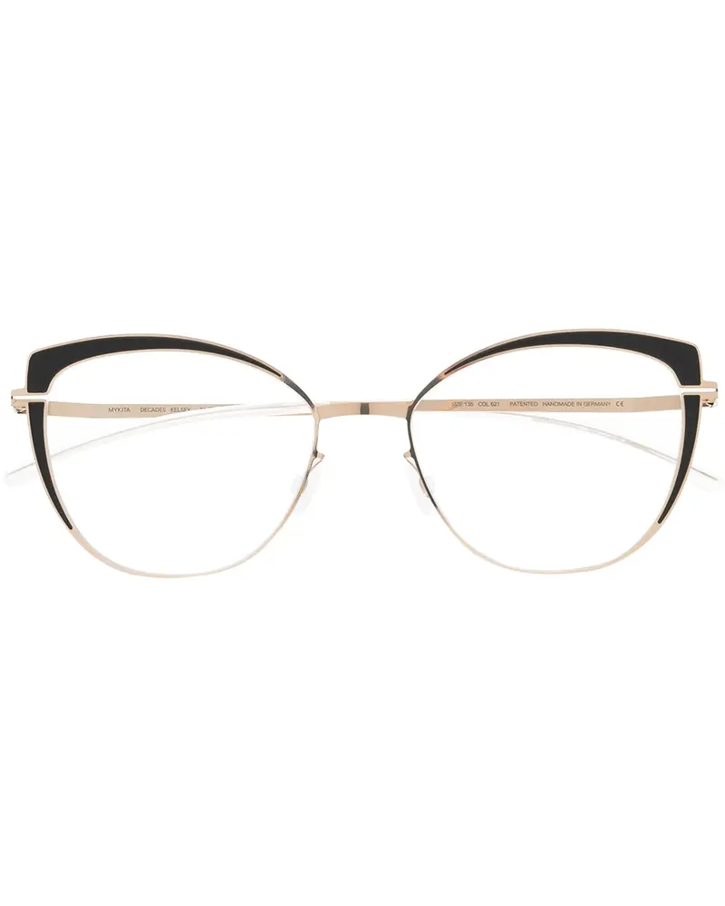Mykita Kelsey Cat-Eye-Brille - Gold Gold