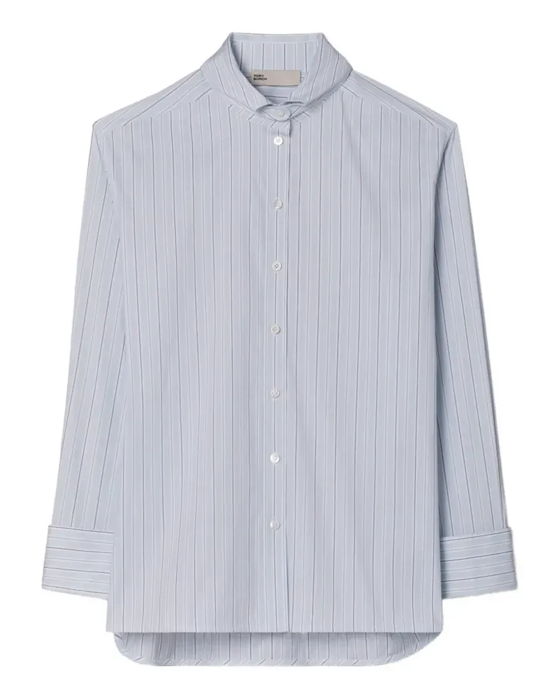 Tory Burch striped cotton shirt - Blau Blau