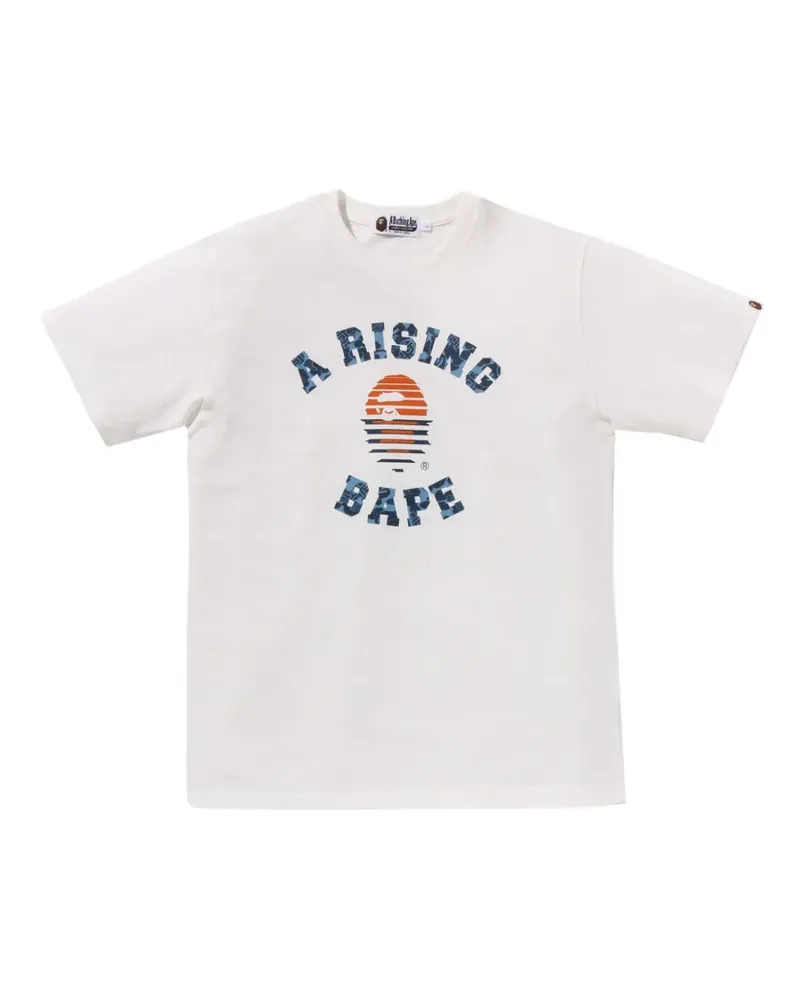 BAPE graphic-print cotton T-shirt - Weiß Weiß