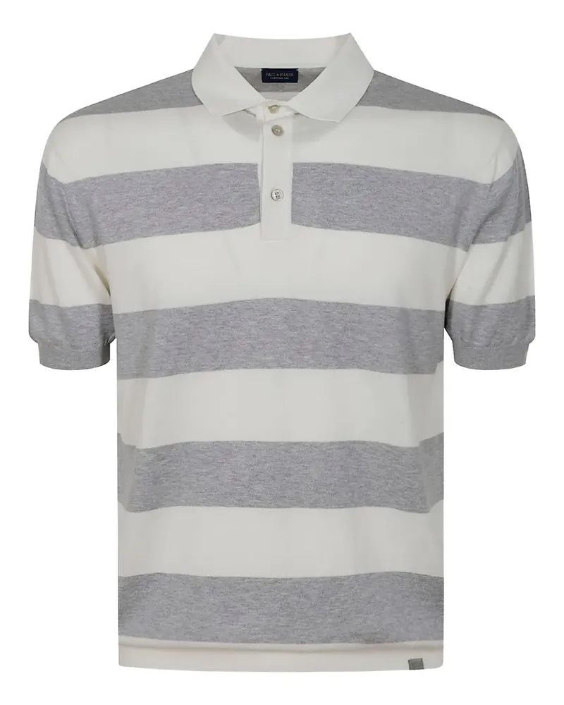Paul & Shark Gestreiftes Hemd - Grau Grau