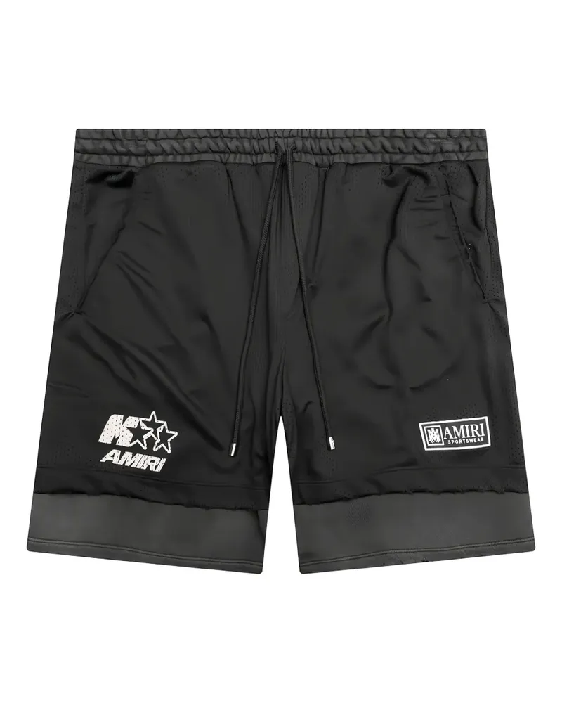 Amiri Basketballshorts mit Logo-Print - Schwarz Schwarz