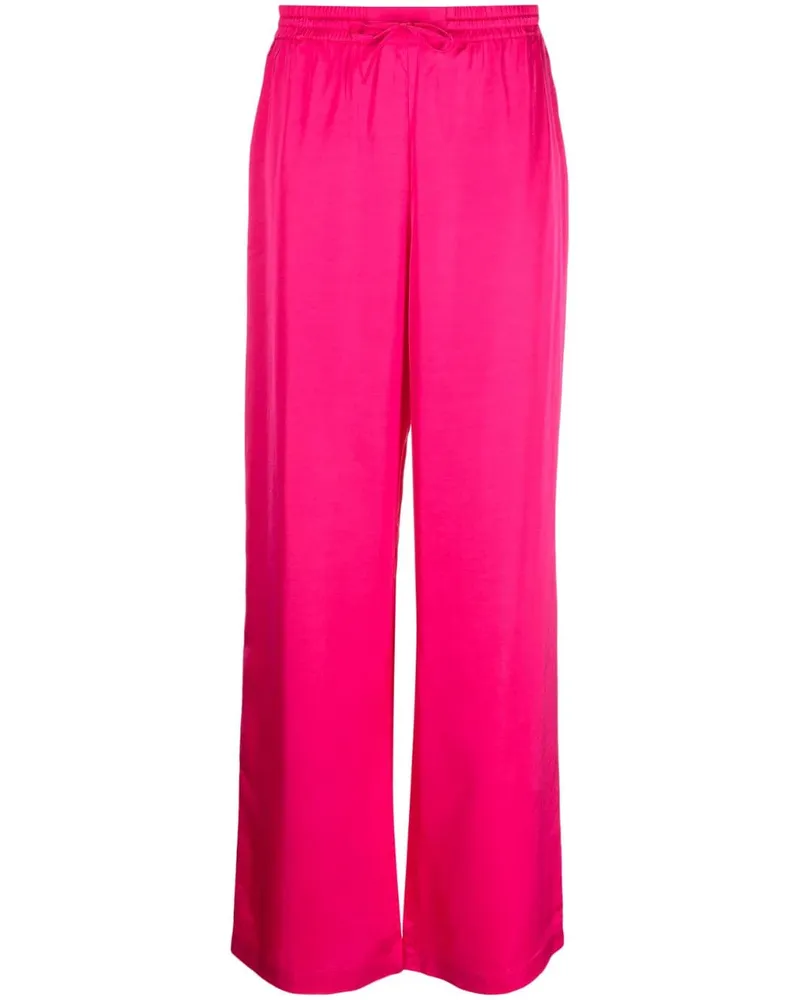 Yves Salomon Klassische Palazzohose - Rosa Rosa